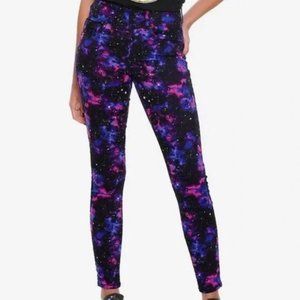 HOT TOPIC Blackheart Galactic Space Super Skinny Grunge Jeans 11
